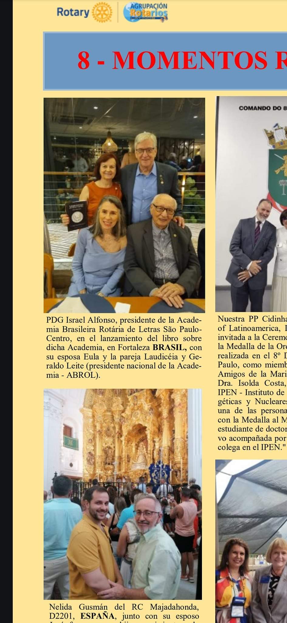 Texto do Gov. Israel Alfonso:

Boletim ROTALATINOS, que circula entre países de três continentes, pu...