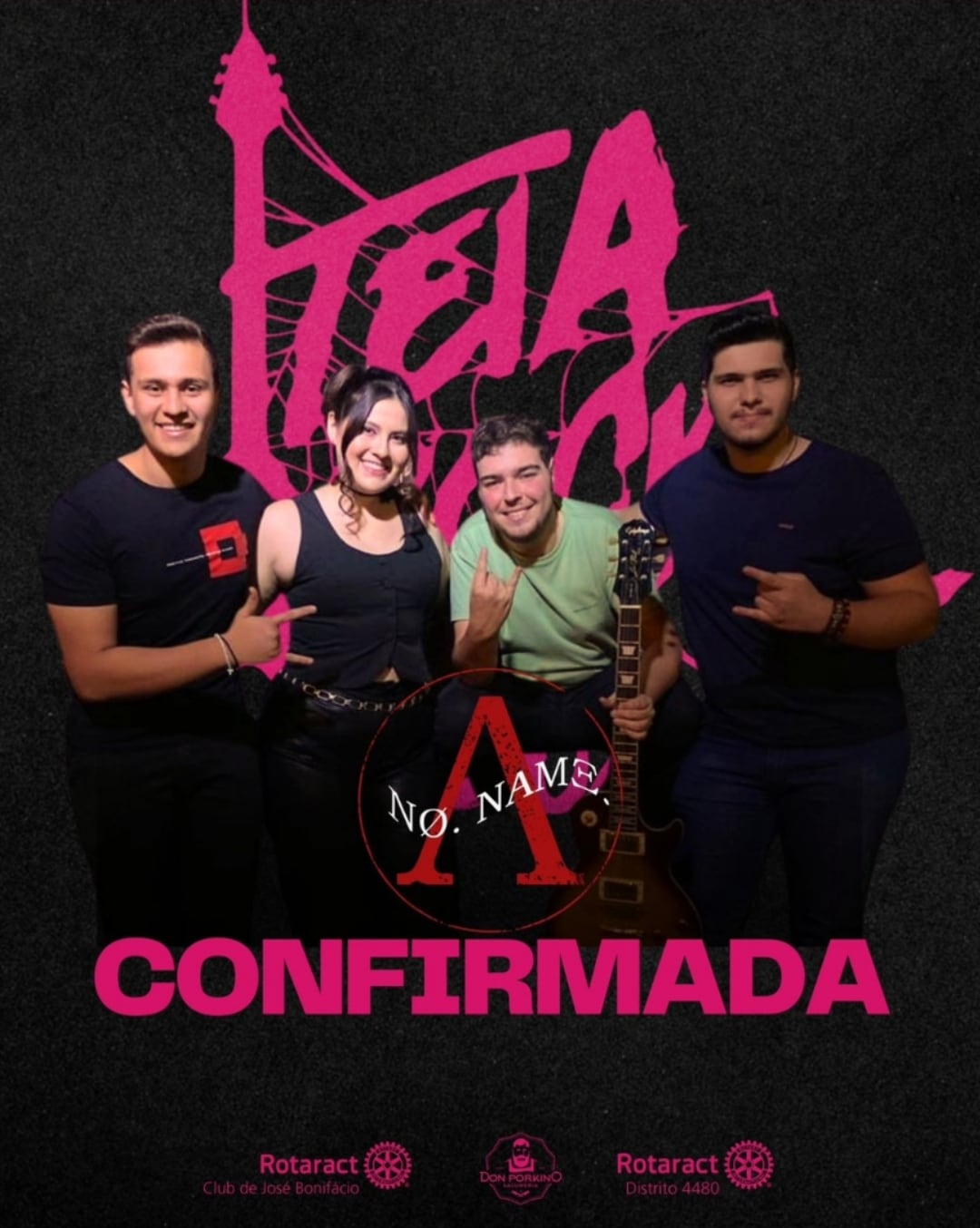 Texto do Rotaract Club de José Bonifácio:

E pra completar também a nossa Setlist do Teia Rock 2024,...