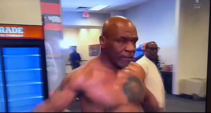 WiseEnough on GETTR : Before Mike Tyson gave it his all, he bared it all.

The 58-year-old former heavyweight offered up a pre-fight interview in h...