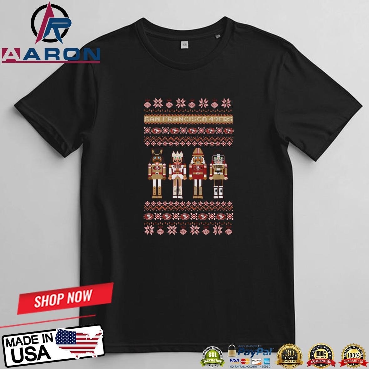 San Francisco 49ers Holiday Nutcracker 2024 T-Shirts

Buy this: https://aaronshirt.com/product/san-francisco-49ers-holiday-nutcracker-2024-t-shirts/
Home: https://aaronshirt.com/
More: https://bsky.app/profile/aaronshirt.bsky.social/post/3lbr4oy7nis2f
