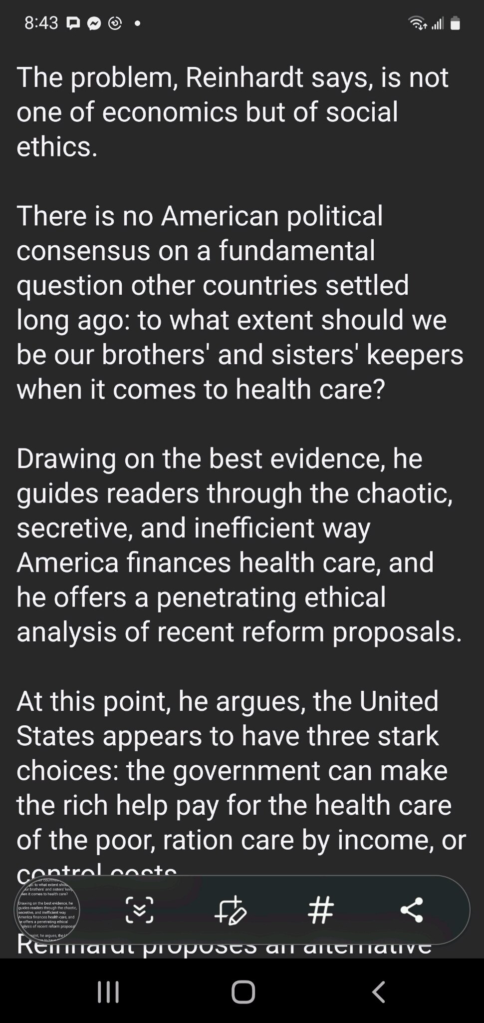 Essential reading for Trump's Healthcare Team:

From a giant of health care policy, an engaging and ...