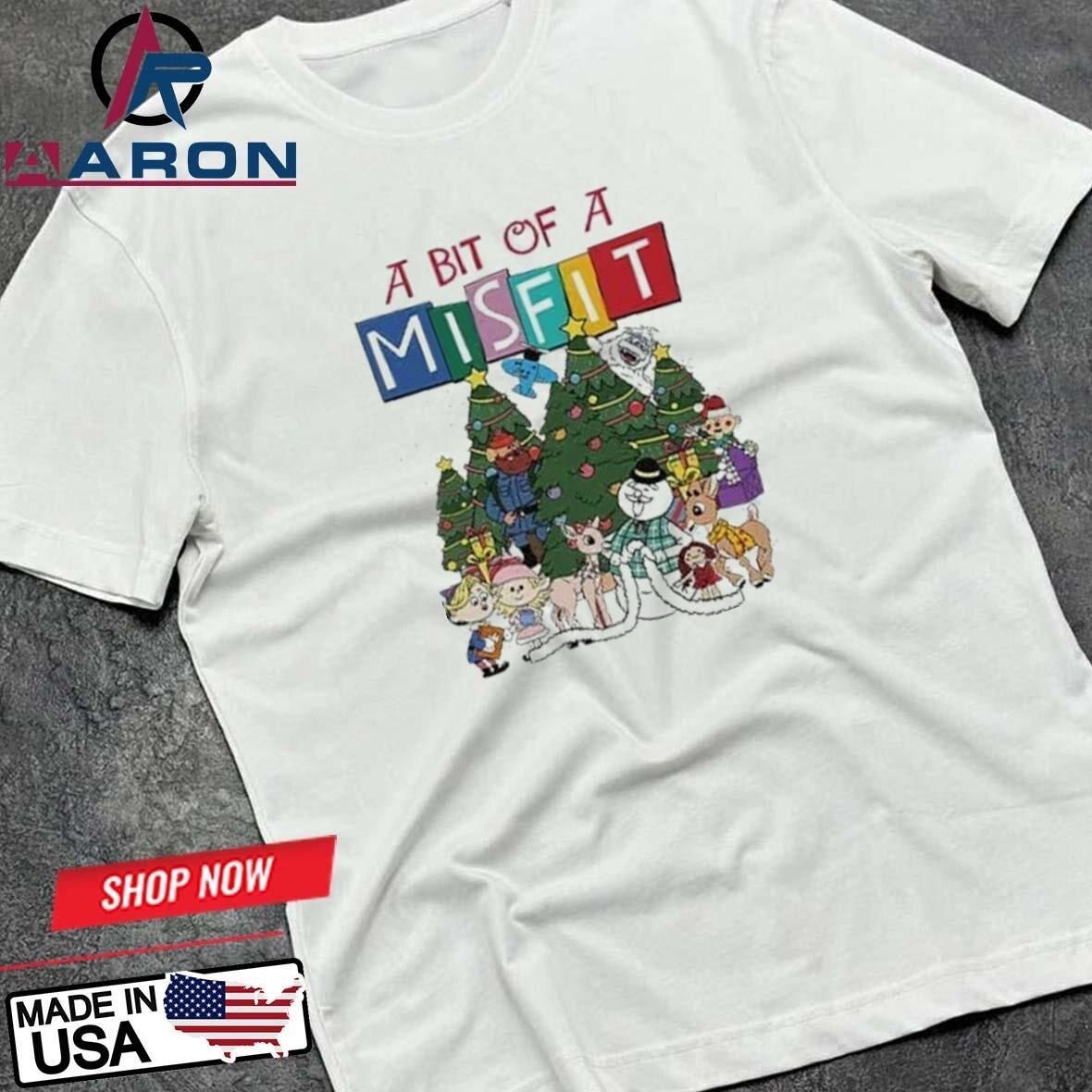 A Bit Of A Misfit Rudolph The Red Nosed Reindeer T-Shirts

Buy this: https://aaronshirt.com/product/...