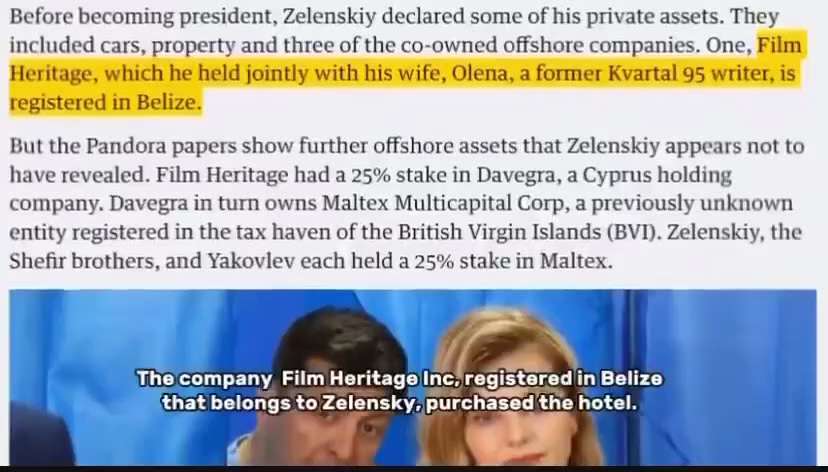 Zelensky has purchased €88 million hotel in Courchevel ski resort in France. 
Courchevel is known to...