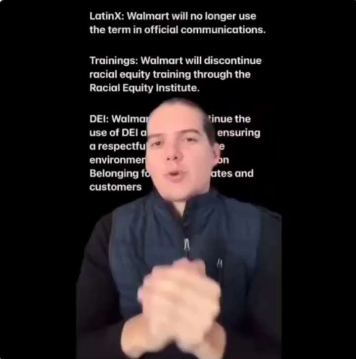 WiseEnough on GETTR : #RobbyStarbuck wrote in a post on X that #Walmart had agreed to stop supplying data to the radical #LGBTQ+ pressure group the Human R...