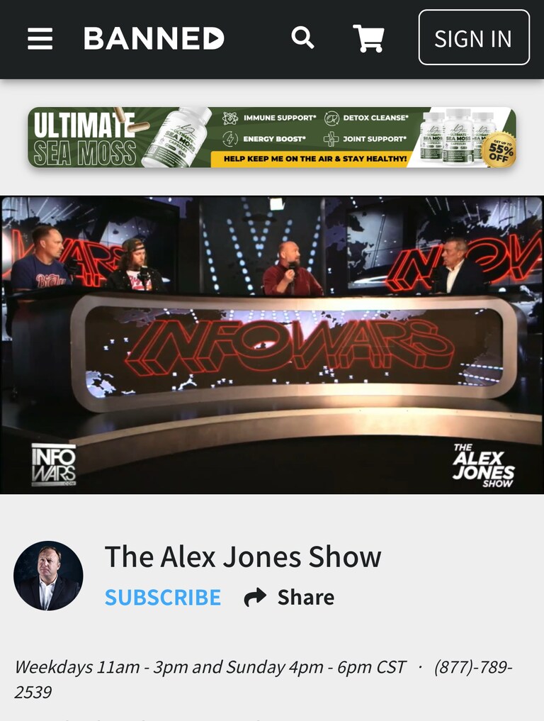 https://banned.video/channel/the-alex-jones-show
Alex Jones live
#StopNaturalAssetCompanies #StopGovernmentLandGrab #emergencyAlert
#BreakingNewsFromNick
