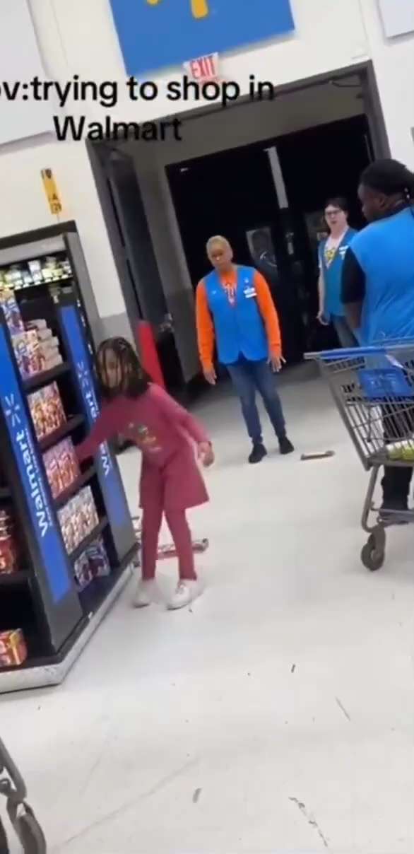 WiseEnough on GETTR : All The Adults In This Video Will From This Day Forward Remember This Moment As The Time When A 3-Foot Satan Walked Into Walmart
...
