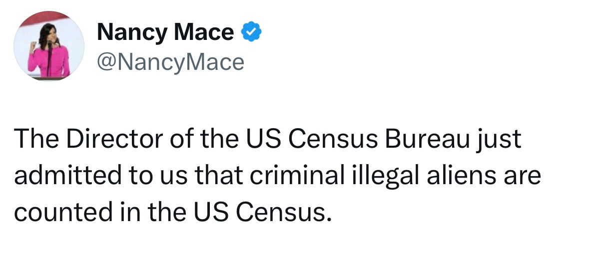 When illegal aliens are counted in the Census, blue states receive more electoral college votes & Ho...