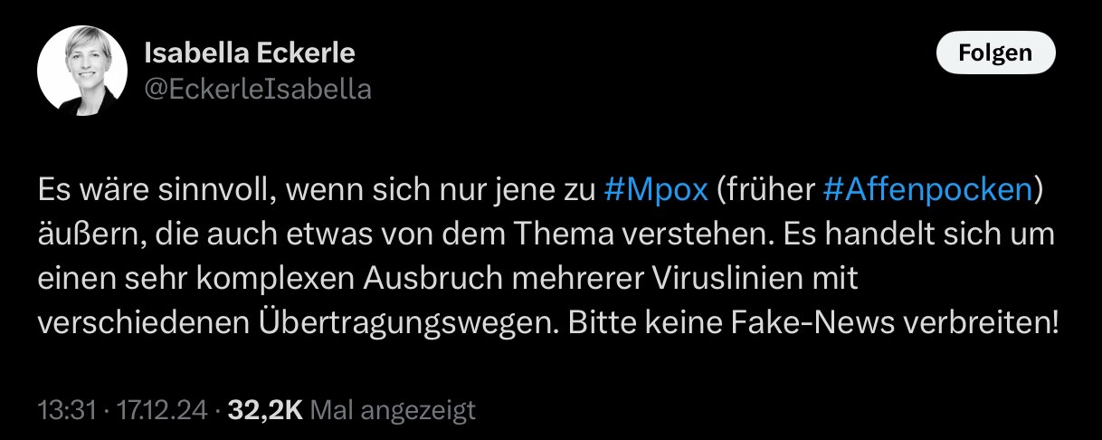 Moin. 

Bite Maul halten, wenn die neuen alten Experten etwas sagen. Okay?

t.me/Rosenbusch