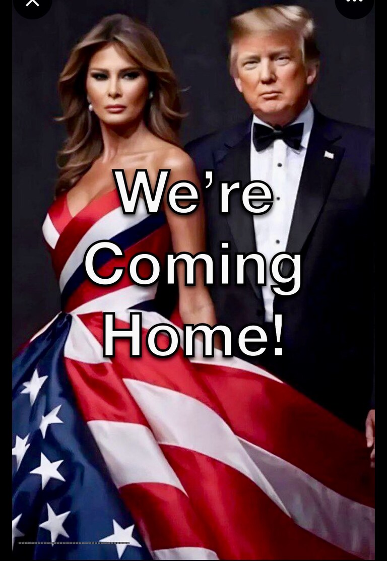 โWE ARE COMING HOME. MAGA!โ โ DONALD J TRUMP, the 47th POTUS And MELANIA TRUMP, the FLOTUS ๐บ๐ธโค๏ธ๐ค๐And Make America Great Again ๐๐ป #cog
๐ฎREPOST if