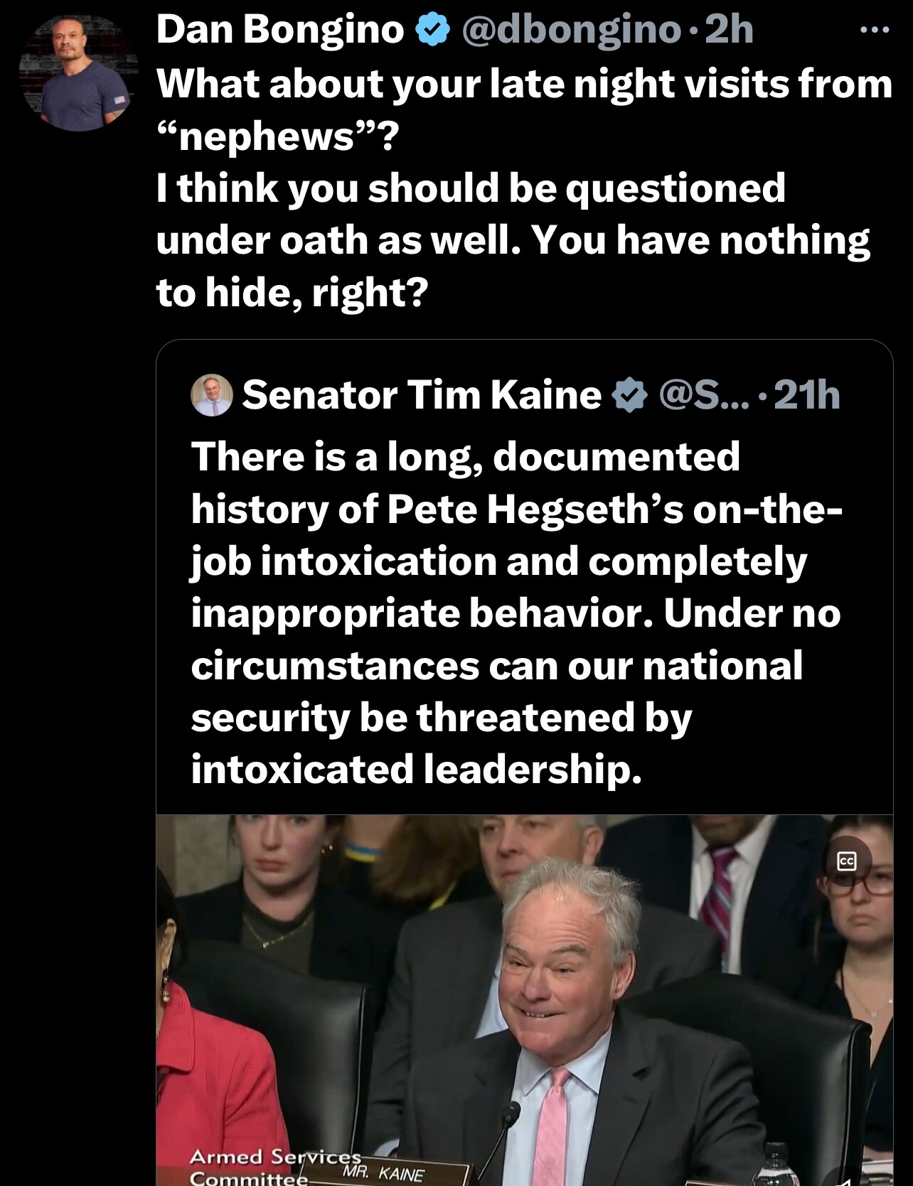 Bongino just went there.
@WarRoom  

