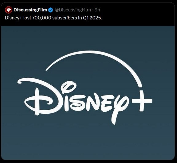 #Disney+ lost 700,000 subscribers in Q1 2025.
#USAID had 700,000 subscriptions to Disney #Fraud #Wis...