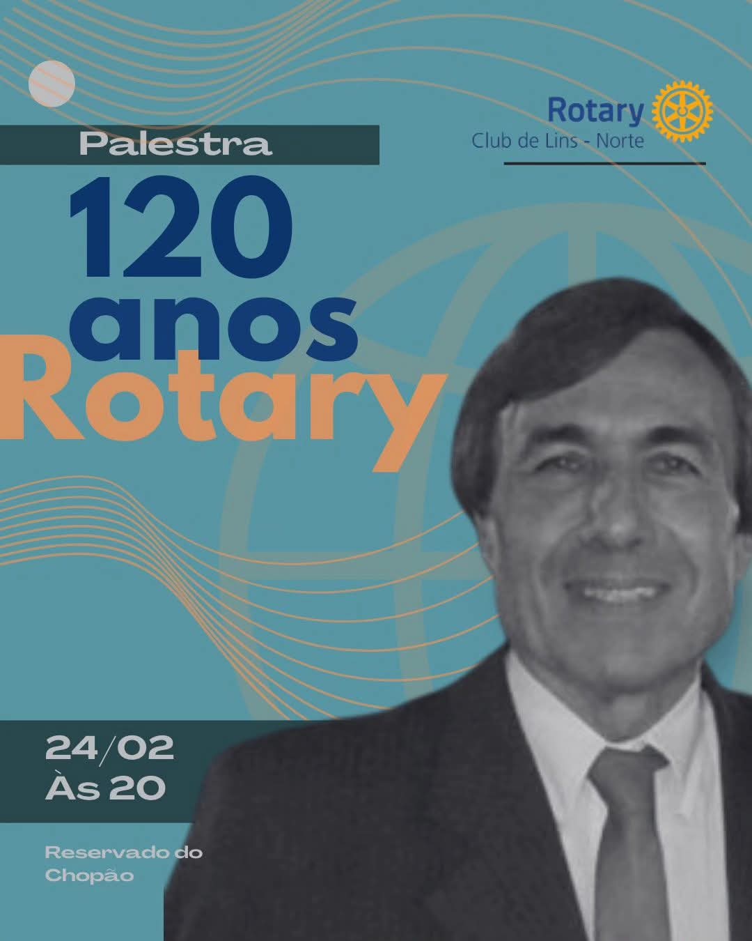Texto do Rotary Club de Lins - Norte:

Acontecerá na próxima reunião ordinária semanal do nosso quer...