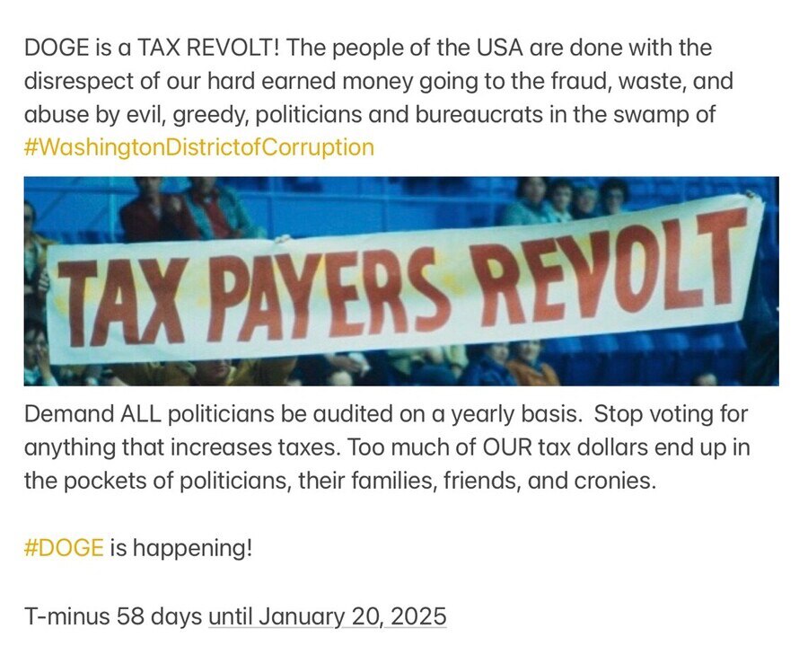 Demand ALL politicians be audited on a yearly basis. 

