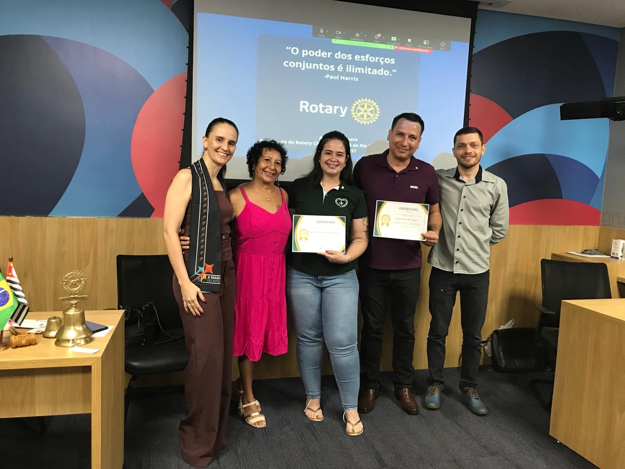 No dia 26 de fevereiro, o Rotary Club de São José do Rio Preto - Eco deu posse a dois novos membros,...