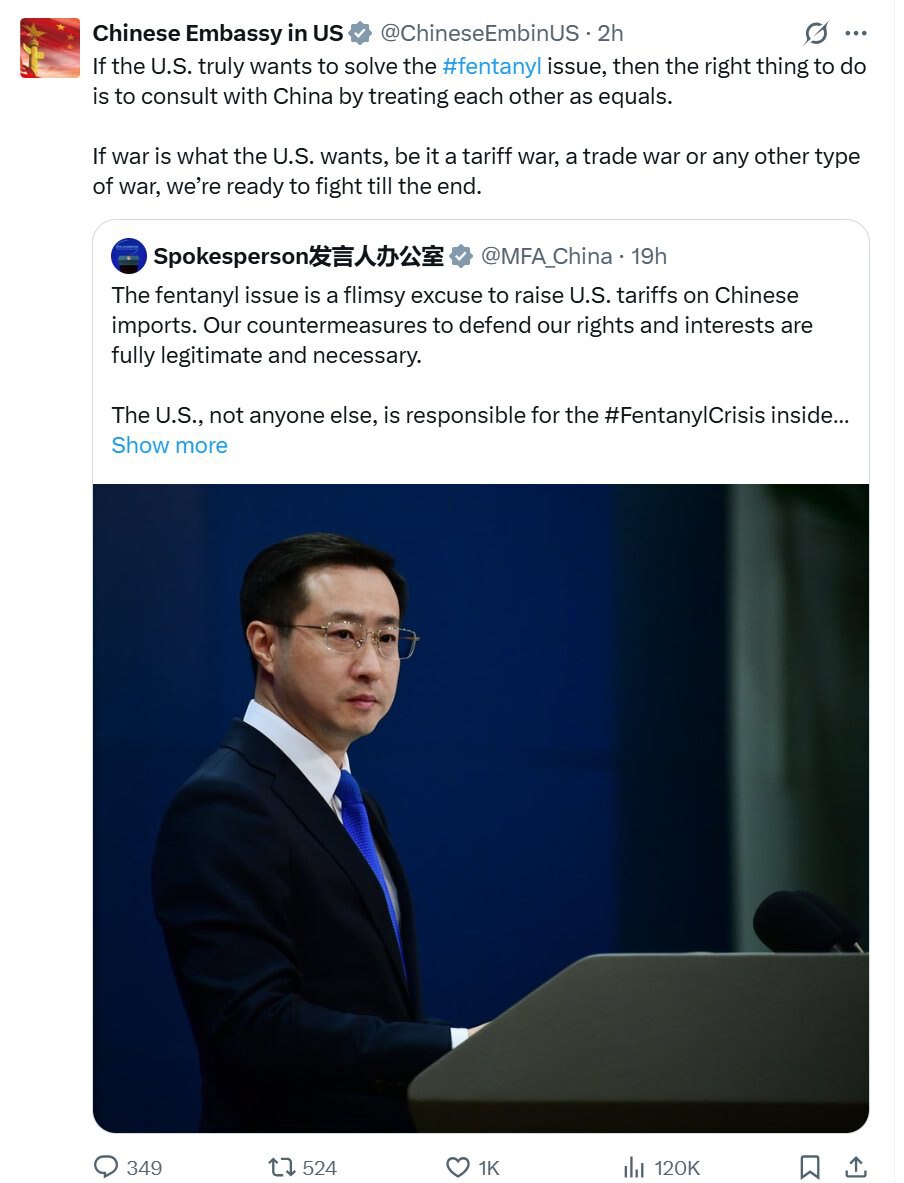 The CCP’s battle cry.
They have bared their fangs！