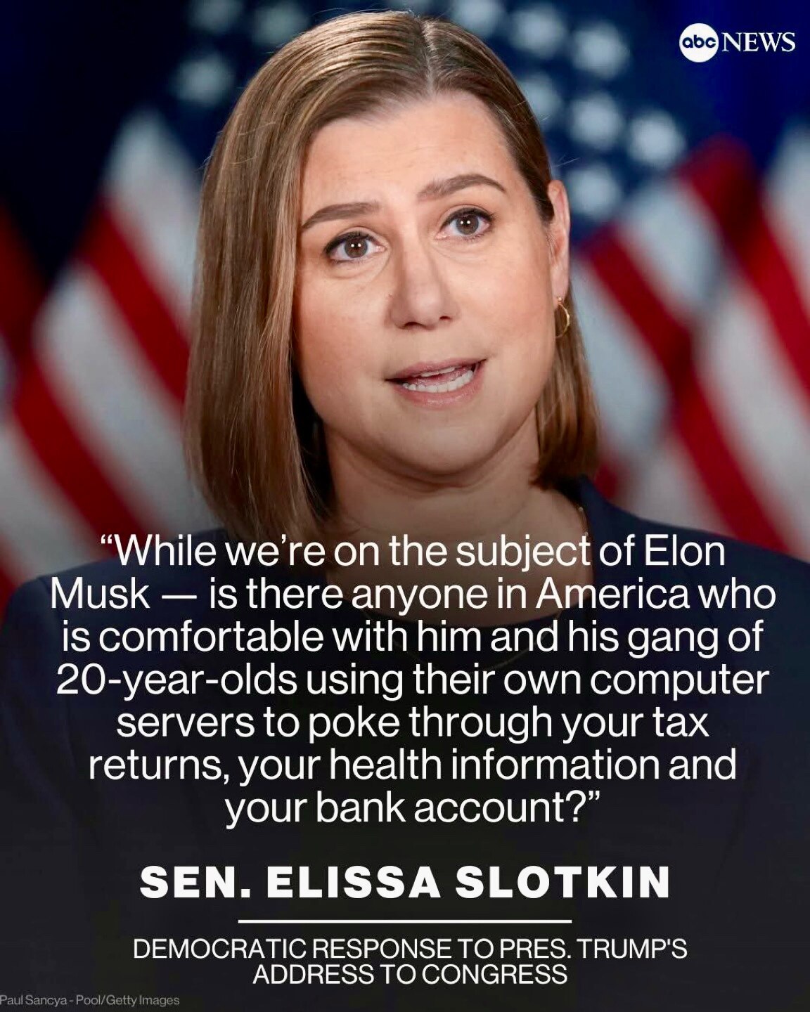 I’M CONFORTABLE WITH THEM LOOKING INTO YOUR TAX ACCOUNT  ..