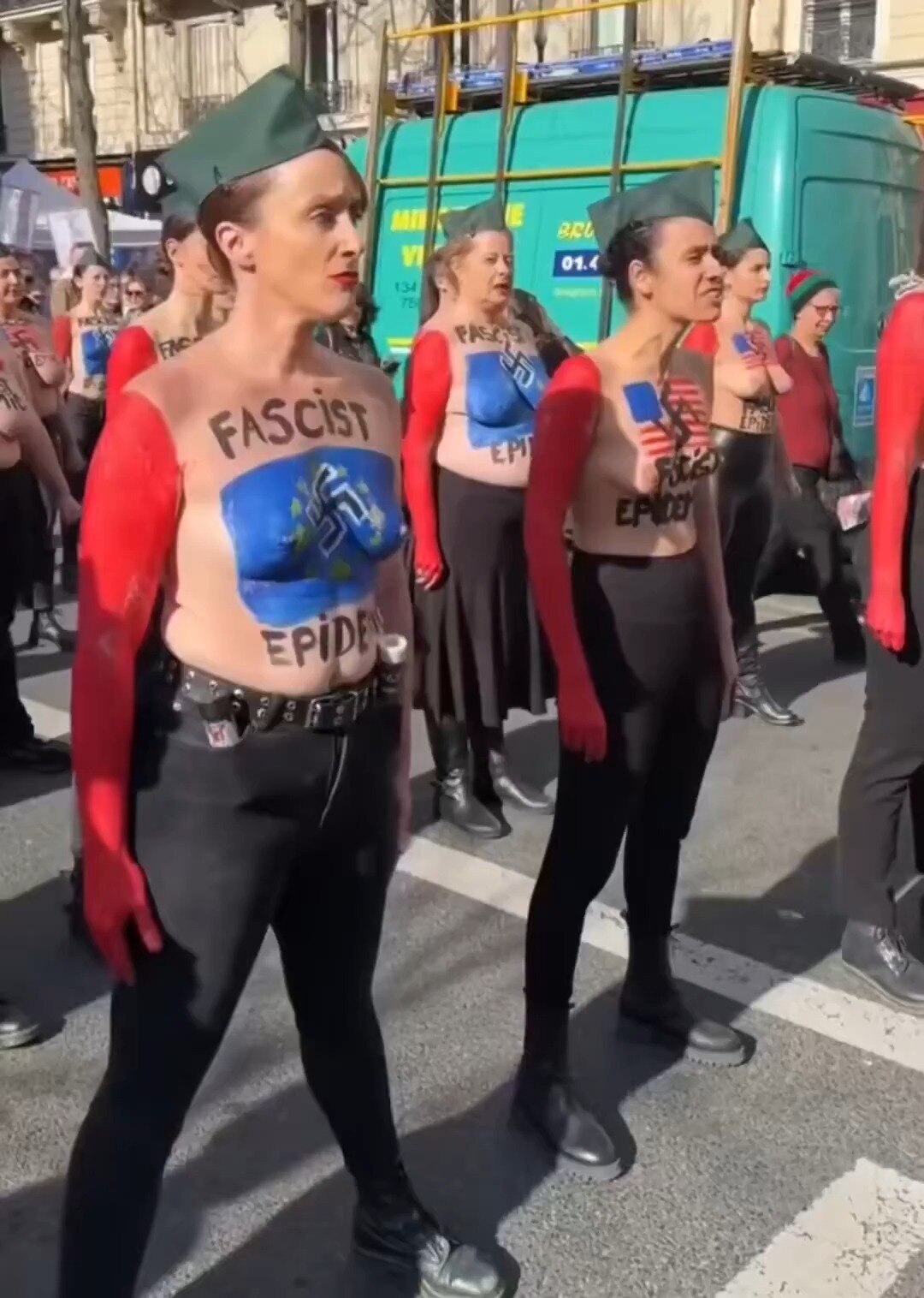 French women complain about Trump, Putin and Musk, not the invasion of fake Islamic asylum seekers. ...