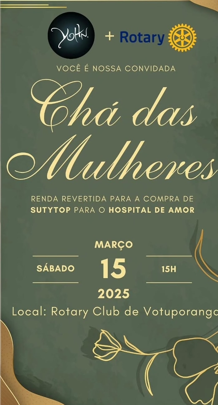 Texto da Radio TV Unifev e Yohn Oficial:

A Yohn, em parceria com o Rotary Club de Votuporanga, real...