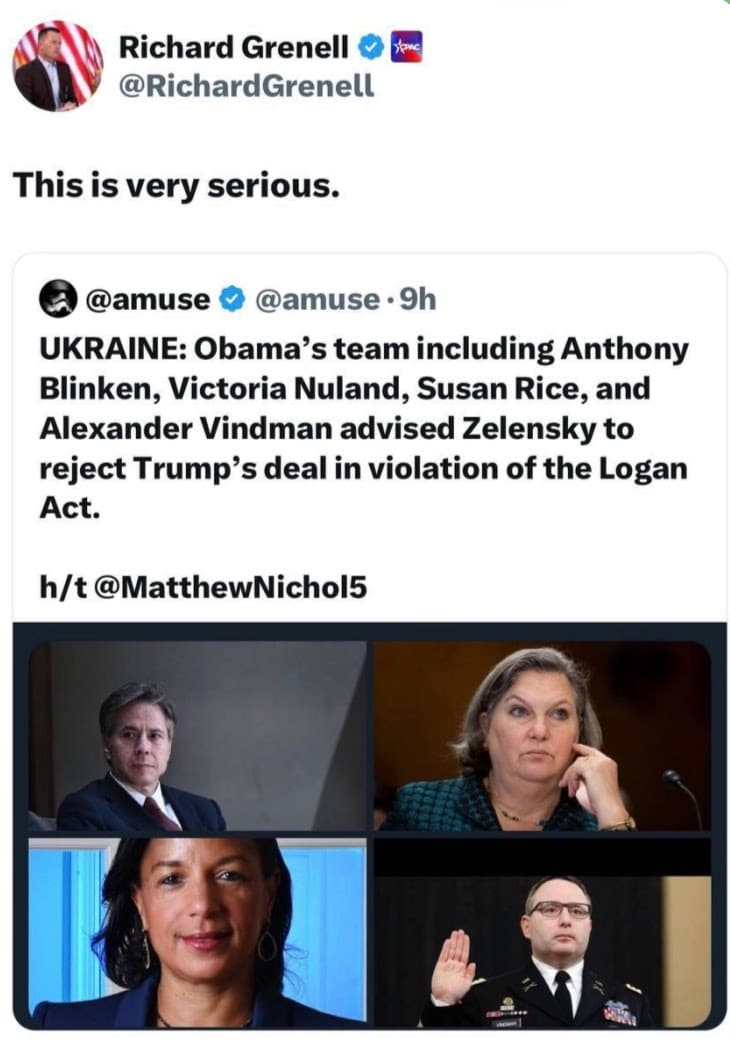 TRAITORS! Warmongers! They don’t care who has to fight & die for their agenda!Arrest some of these criminals already! 🤬⏰⚖️🇺🇸