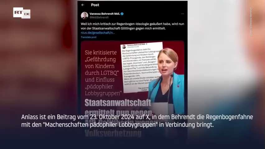❗️❗️❗️AfD-Abgeordnete: "Was Regierung und Pädophilenlobby sich hier leisten, ist ein Skandal"❗️❗️❗️
...