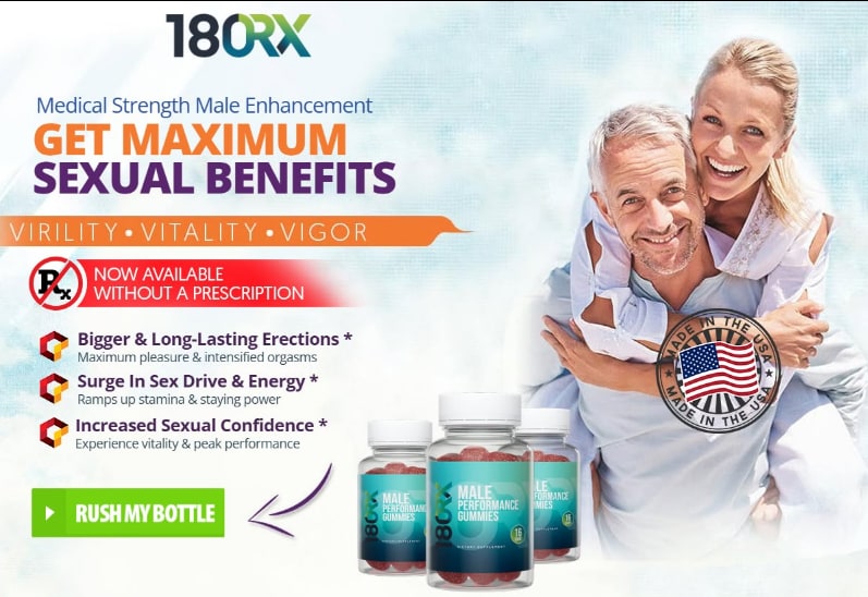 180 RX Male Performance Gummies
👇❗❗Shop Now❗❗👇
https://www.facebook.com/180RXMalePerformanceGummie...