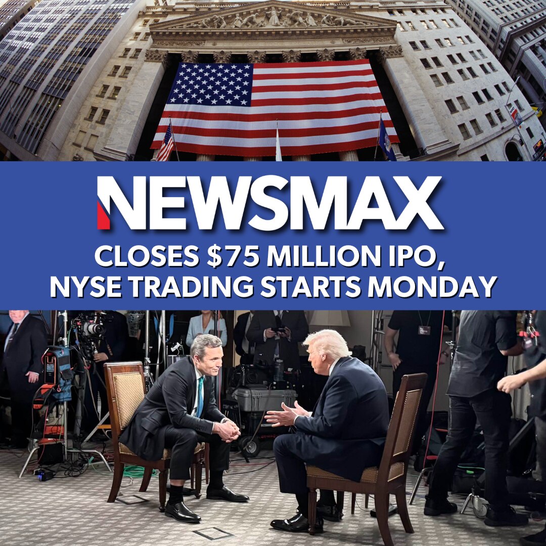 BREAKING: NEWSMAX closes IPO for $75 million! Trading in NMAX begins Monday on NYSE, MORE: https://b...