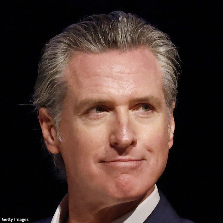 California Gov. Gavin Newsom described his own party as "toxic" and suggested the Democratic Party n...