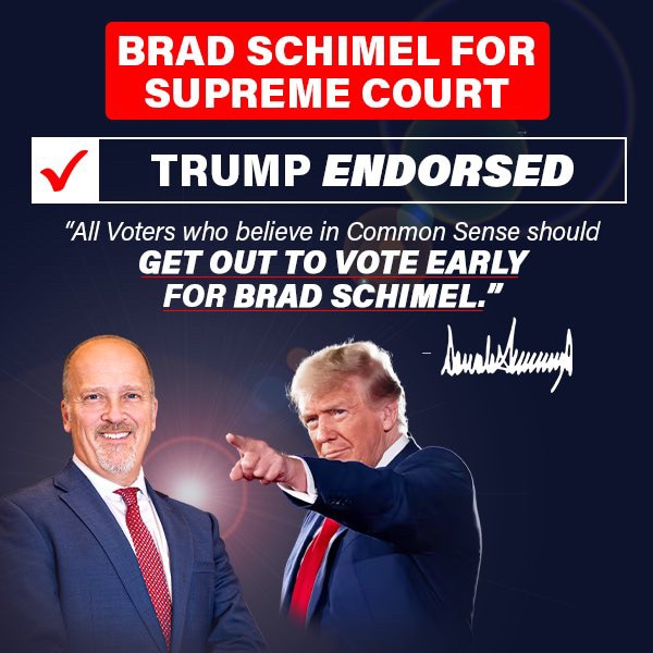 Wisconsin, get out and vote for Brad Schimel for Supreme Court!!
Protect your state and help us protect our Republican House majority!!