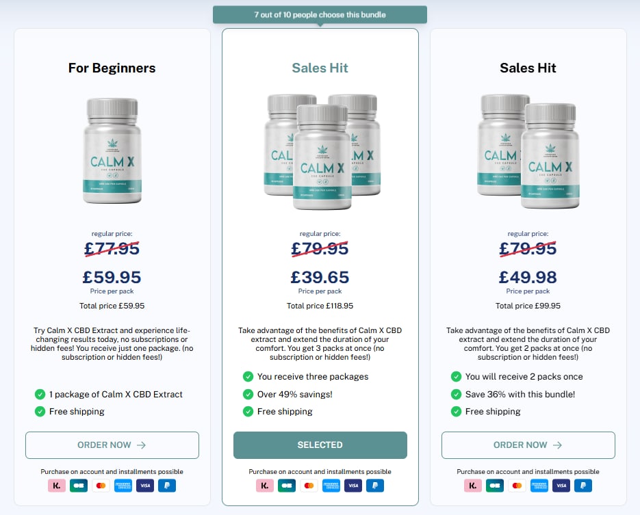 Calm X CBD Capsules - [USA], [UK, IE], [DK], [SE], [FR], [DE, AT, CH]

❗❗❤️Shop Now❤️❗❗

https://www...