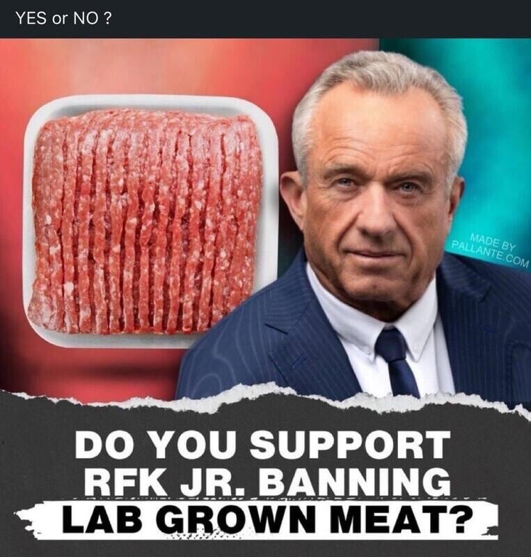 I Wouldn’t Touch Lab Spiked And Grown Fake Meat Anymore Than I Would Touch Sny Fruit Or Veges With The “APEEL” Label On It !
They Got The Coating Sprayed O