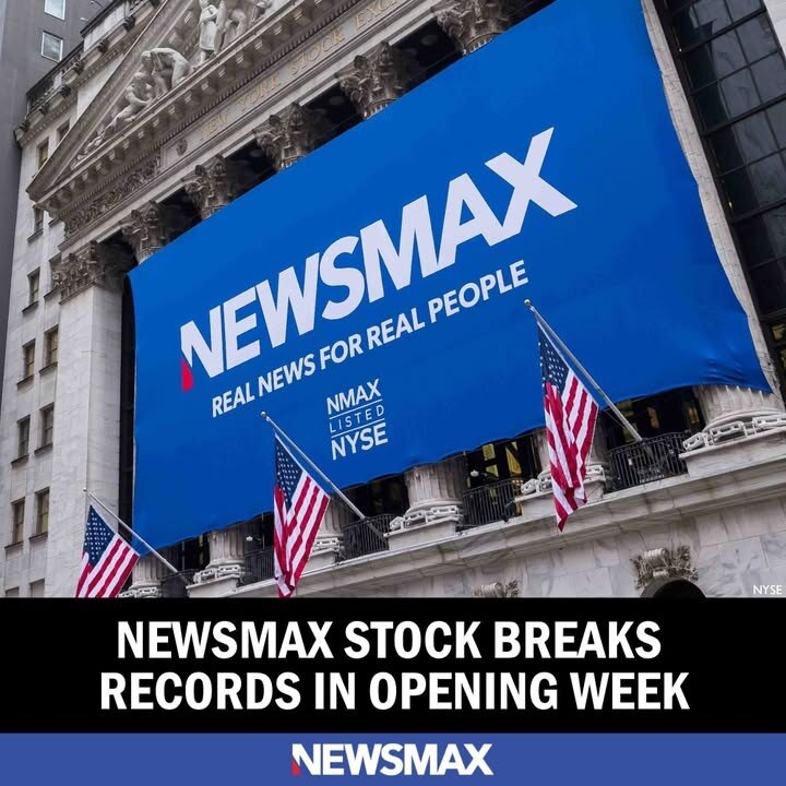 NEWSMAX's stock broke records for initial public offerings in its first week of trading, becoming th...