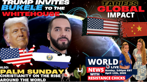 Tariffs Global Impact | Trump Invites Bukele to White House | Palm Sunday | World News 4/13/25