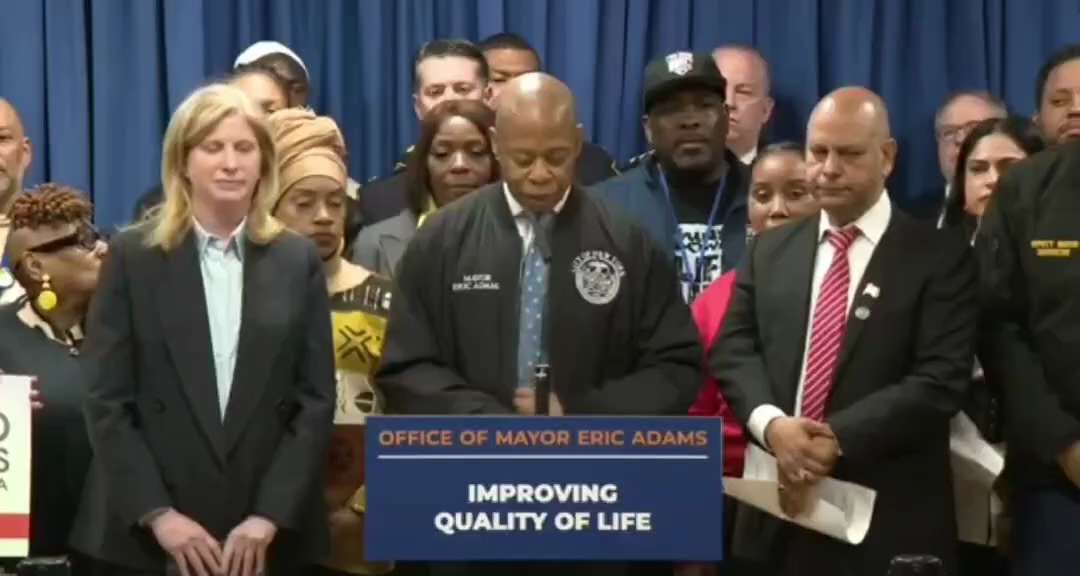 Le maire Adams annonce la création d'équipes Q pour améliorer la qualité de vie à New York...

Pas s...