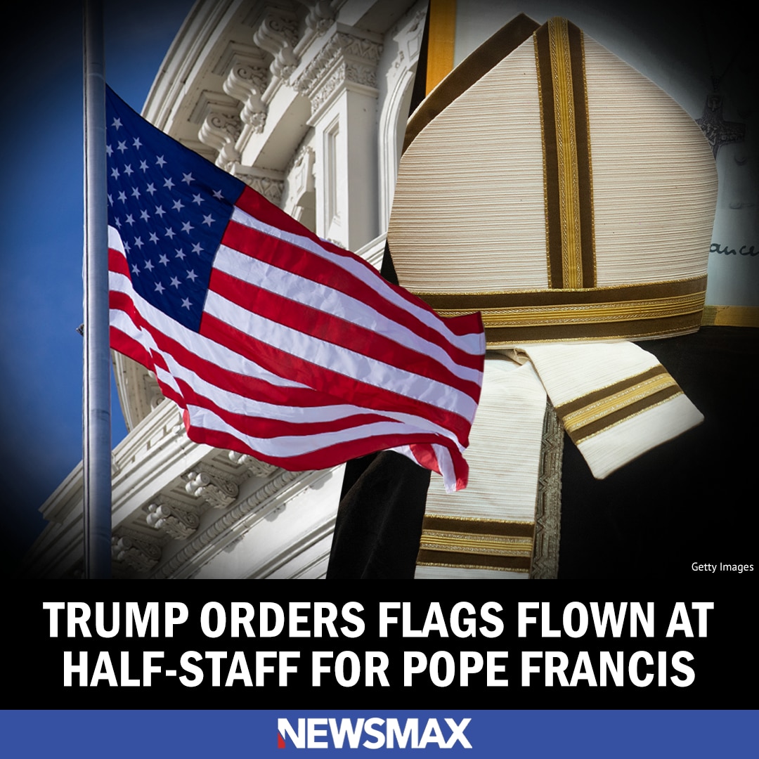 President Trump said he has signed an executive order for flags to fly at half-staff in honor of Pope Francis, who died at age 88 on Monday. https://bit.ly/3EwxpzE