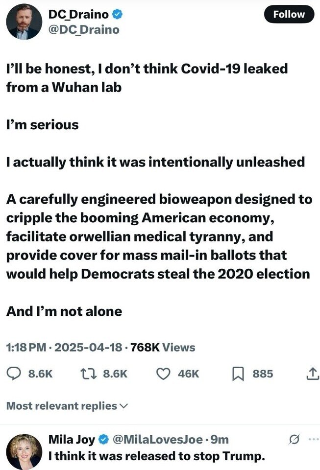 Of course, IT WAS...it was the ENTIRE motive for JANUARY 6TH, which was the cover-up for their crime...