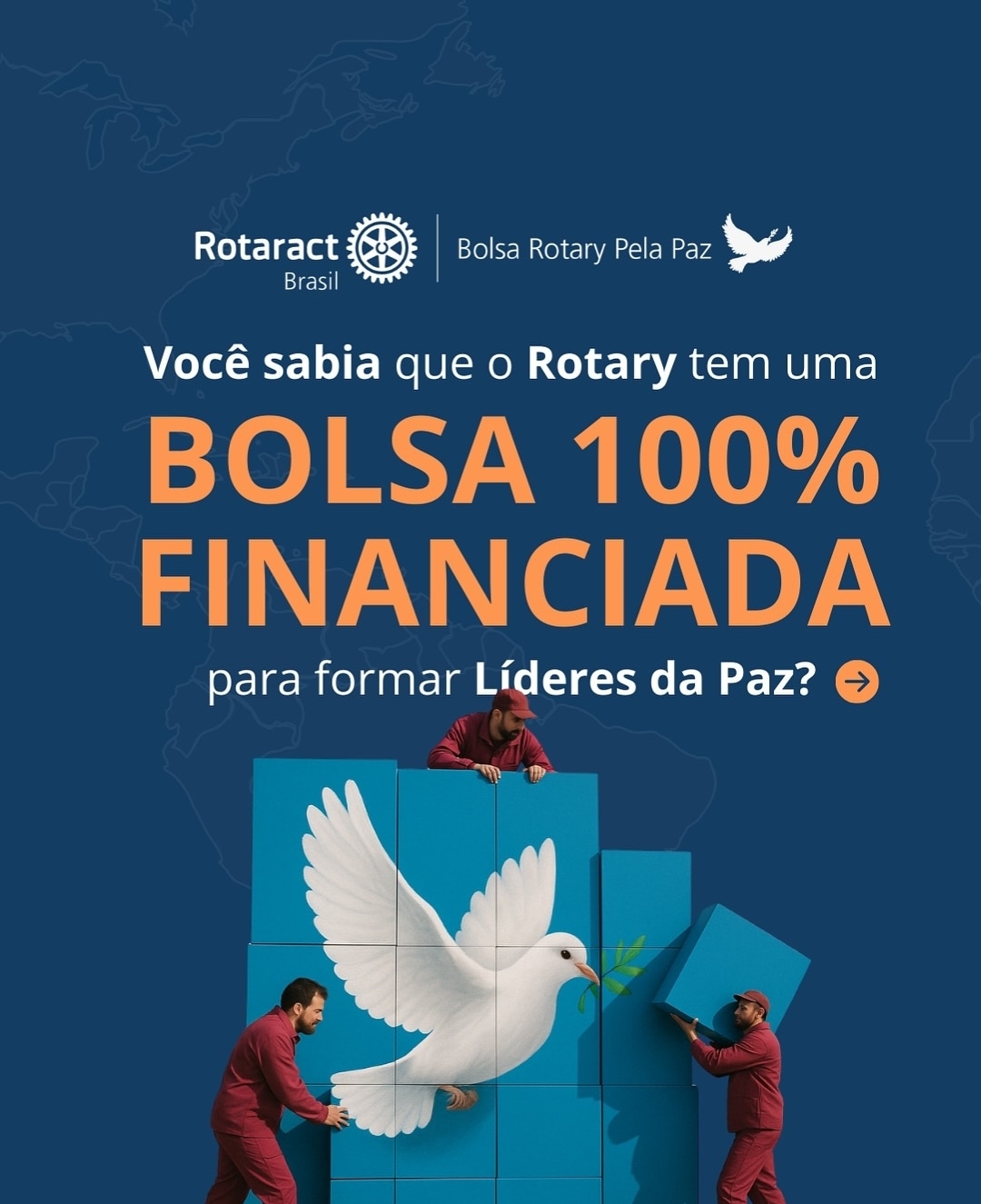 Texto do Rotaract Brasil Oficial:

Promover a Paz é uma das missões do Rotary e uma das formas para ...