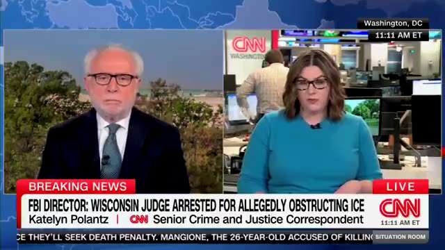 CNN is not happy about the arrest of Wisconsin Judge Hannah Dugan

http://citizenfreepress.com/ 
