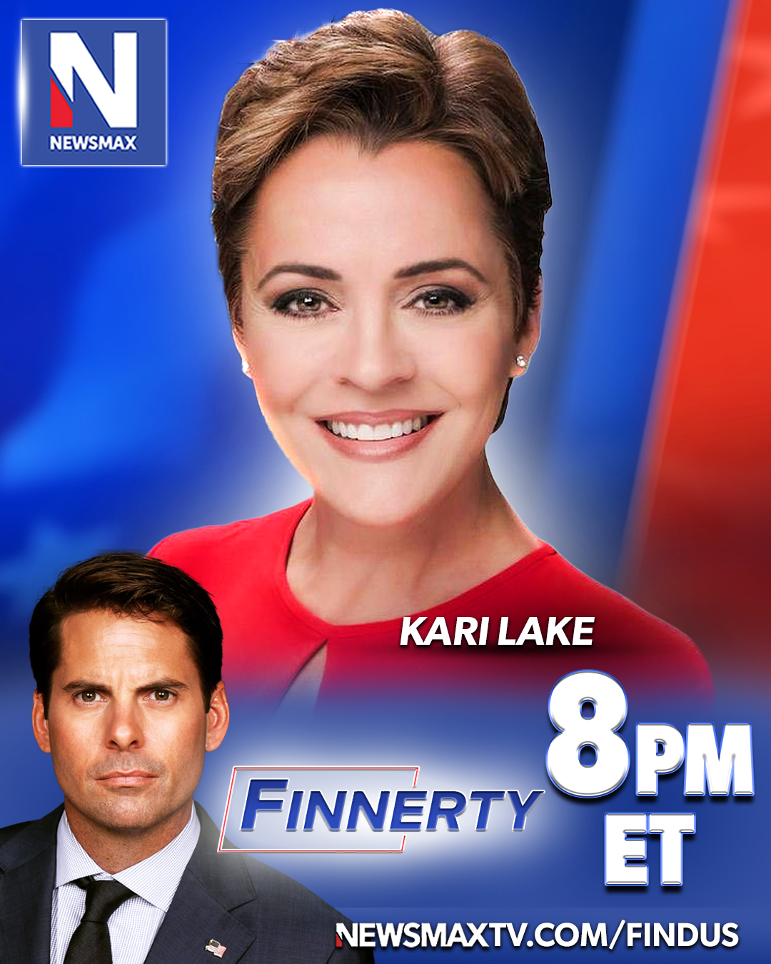 TONIGHT: Kari Lake will join "Finnerty" to discuss the Trump administration's latest actions, the li...