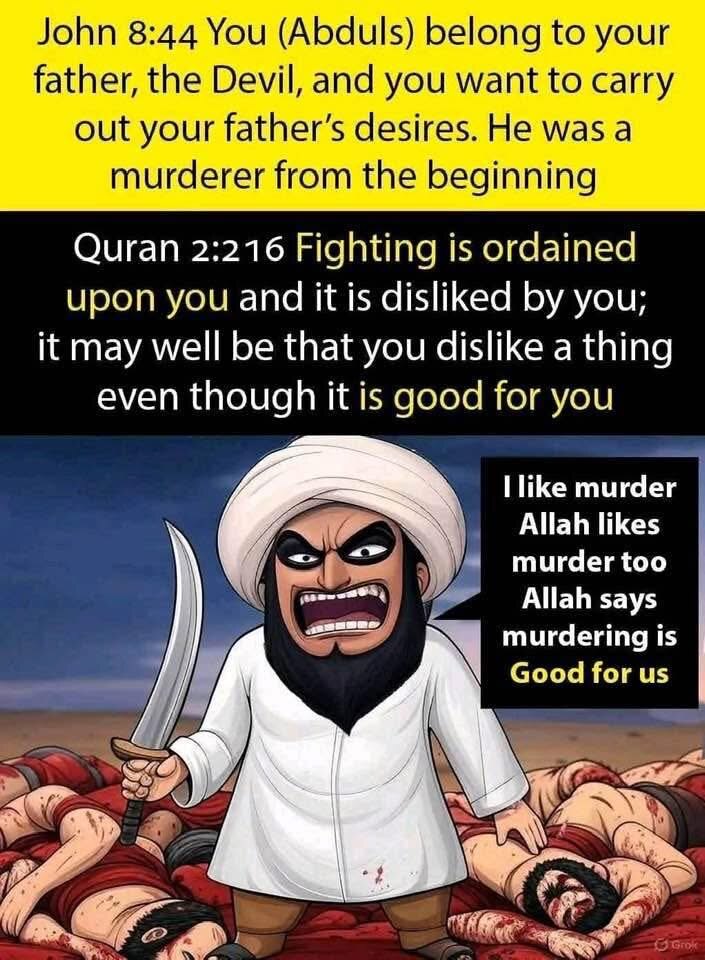 They lie, cheat and kill and that is ordered in the Quran. (fake god. Dead god) 

My God is the livi...