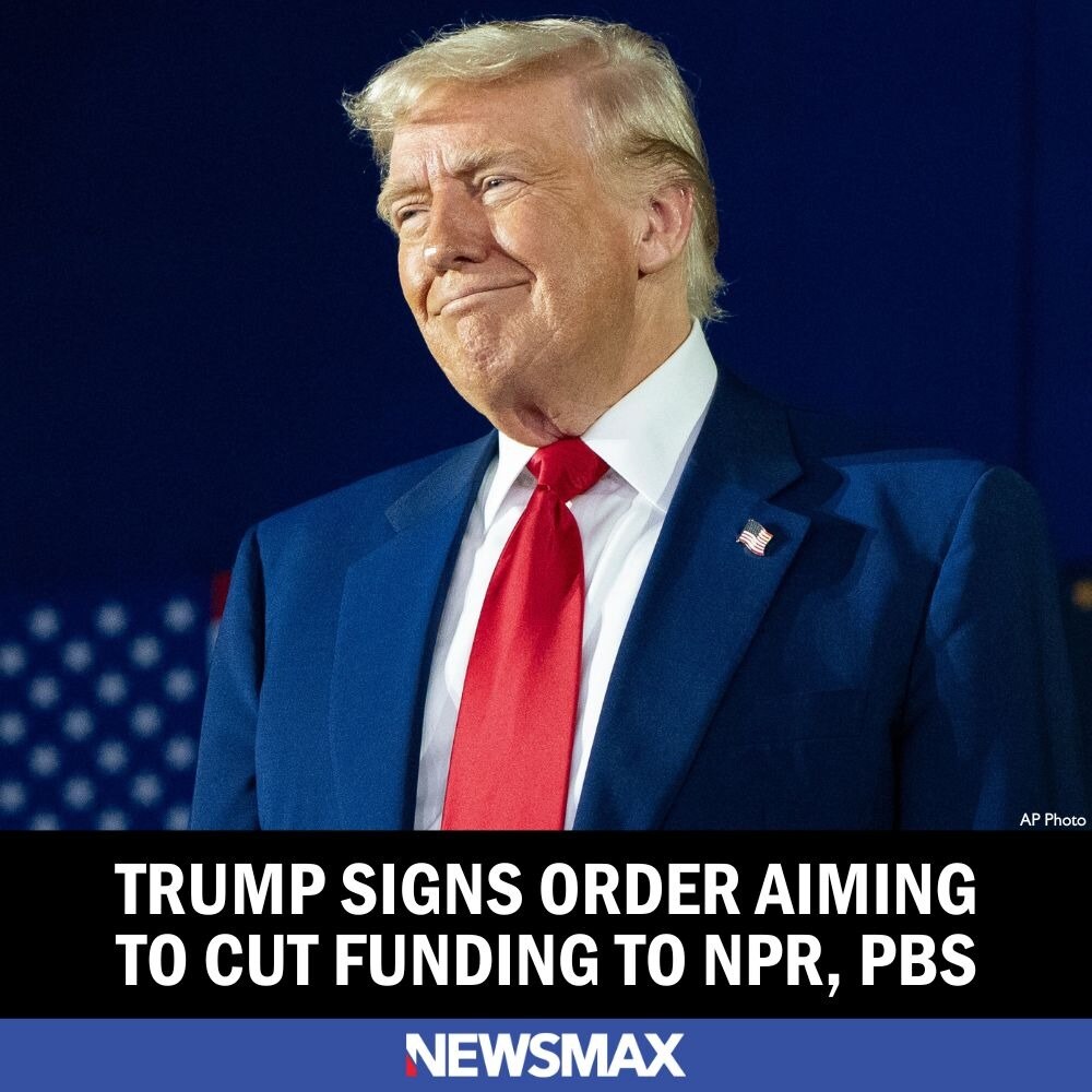 President Trump signed an executive order that aims to cut funding to news outlets NPR and PBS, the ...