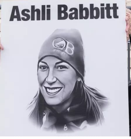Now that her family received a settlement, we can proceed with a statue of Ashli Babbitt sitting on a bench in front of the White House. Rip