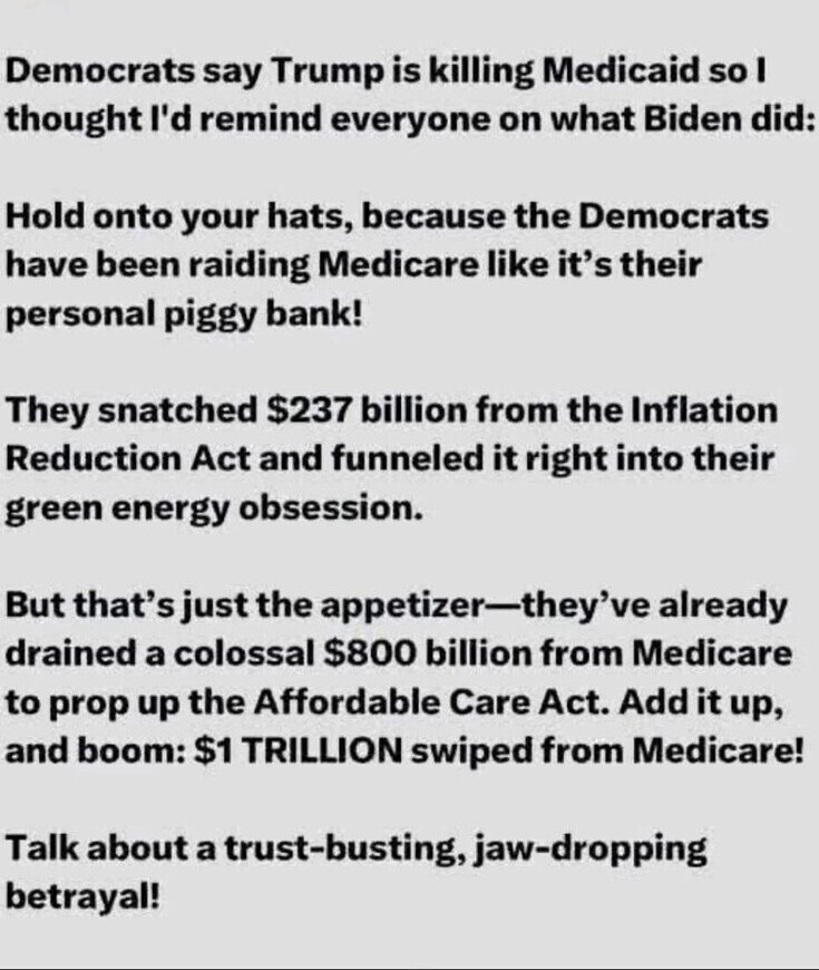 THIS IS MEDICARE BUT IT DOESN'T MENTION THE 5 TRILLION THEY HAVE STOLEN FROM SOCIAL SECURITY!!!!!!!!...