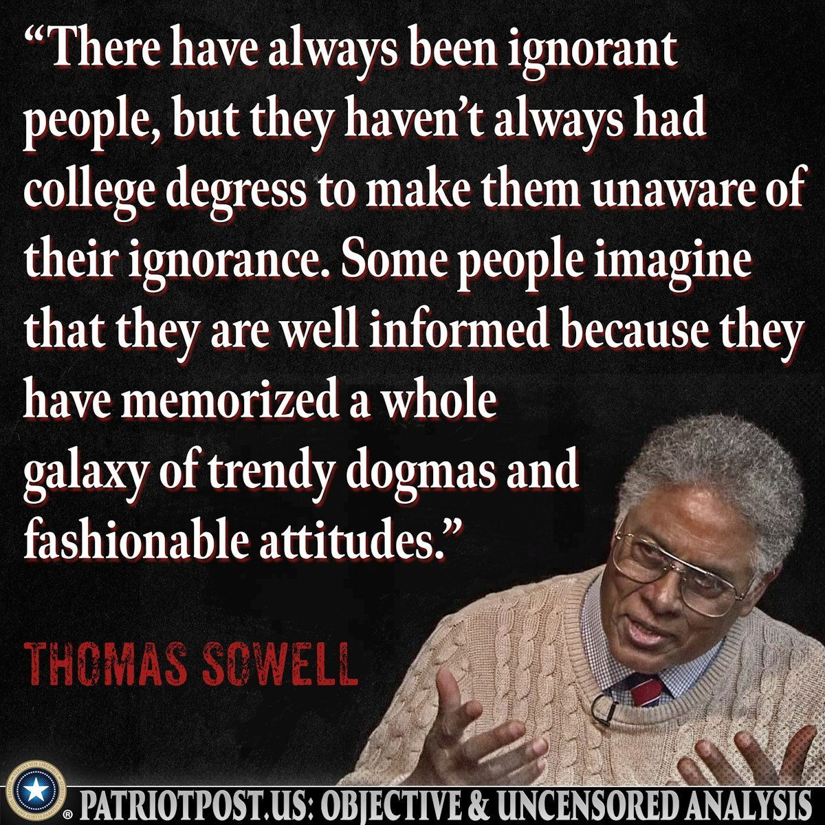 Many don't know what they don't know...
↓
