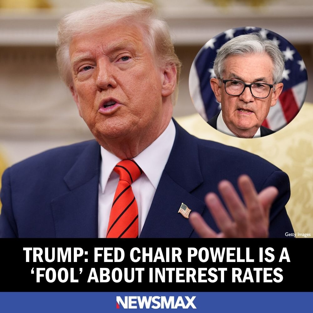President Trump early Thursday called Federal Reserve Chair Jerome Powell a "fool" after the central...