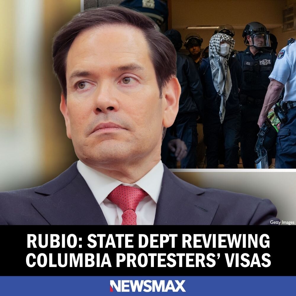 The State Department is reviewing the visa status of the "trespassers and vandals" who stormed Colum...