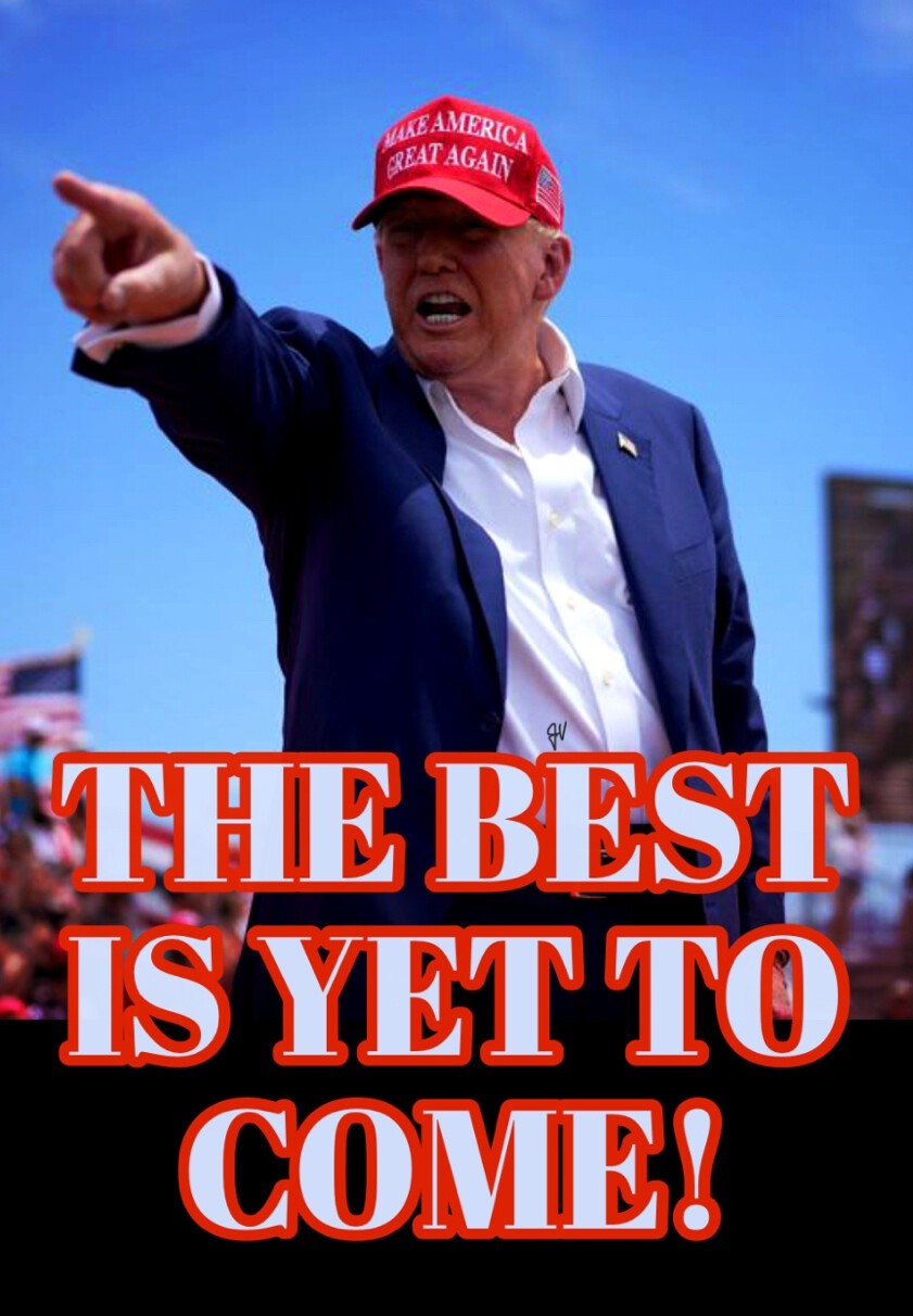 Greatest president in US history - Donald J. Trump. The real president of the USA.