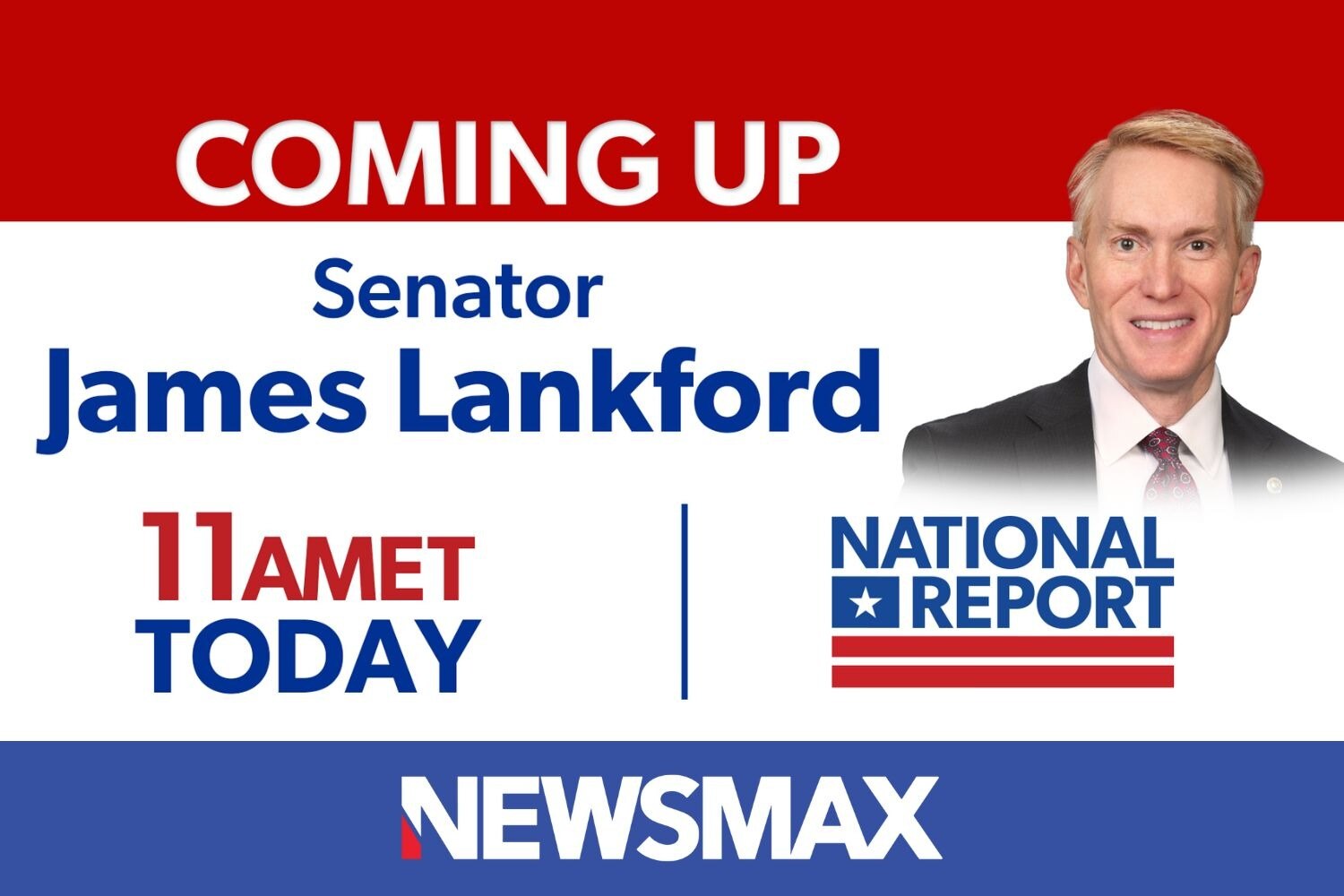 COMING UP: Sen. James Lankford joins “National Report” to talk about his recent trip to the border a...