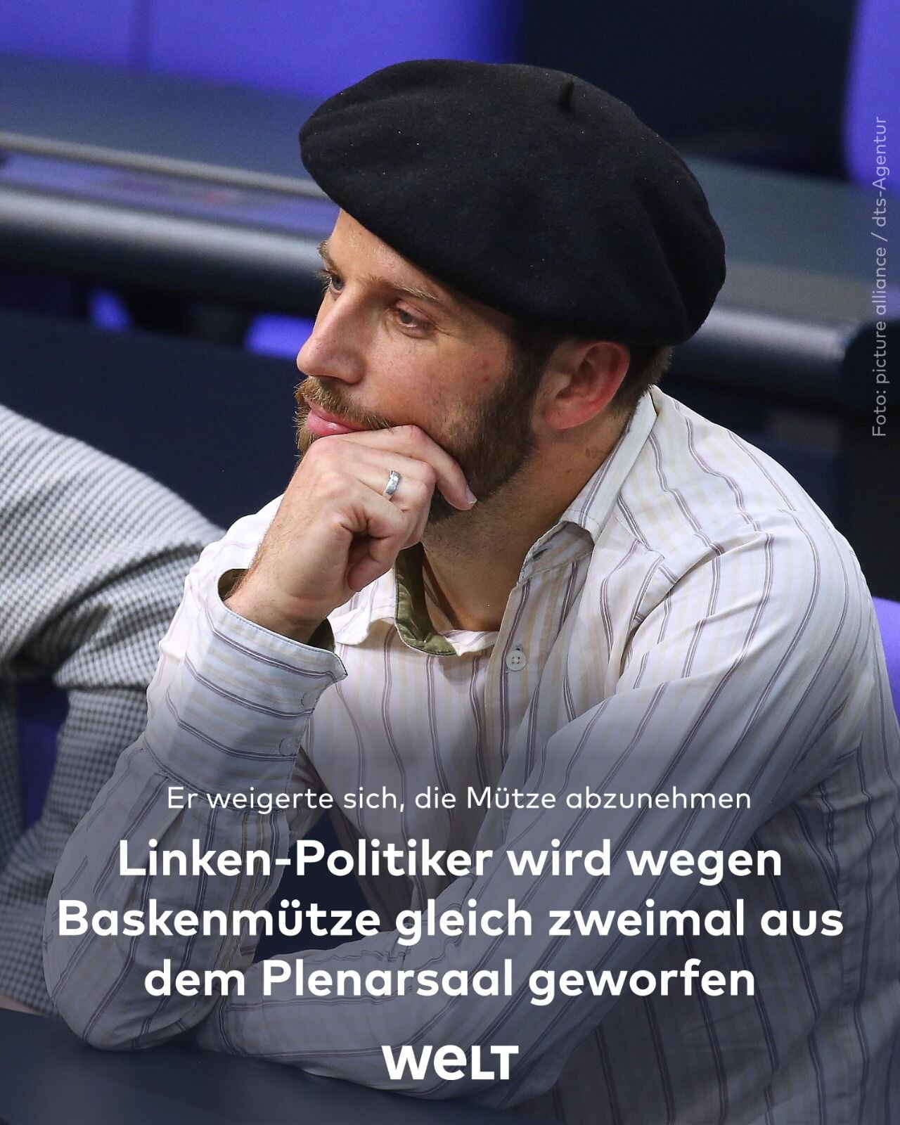 Bakenmütze? Geht gar nicht!

Pro-Tipp: Nächstes Mal einfach mit nuttigem Kleid und Strapsen im Bunte...