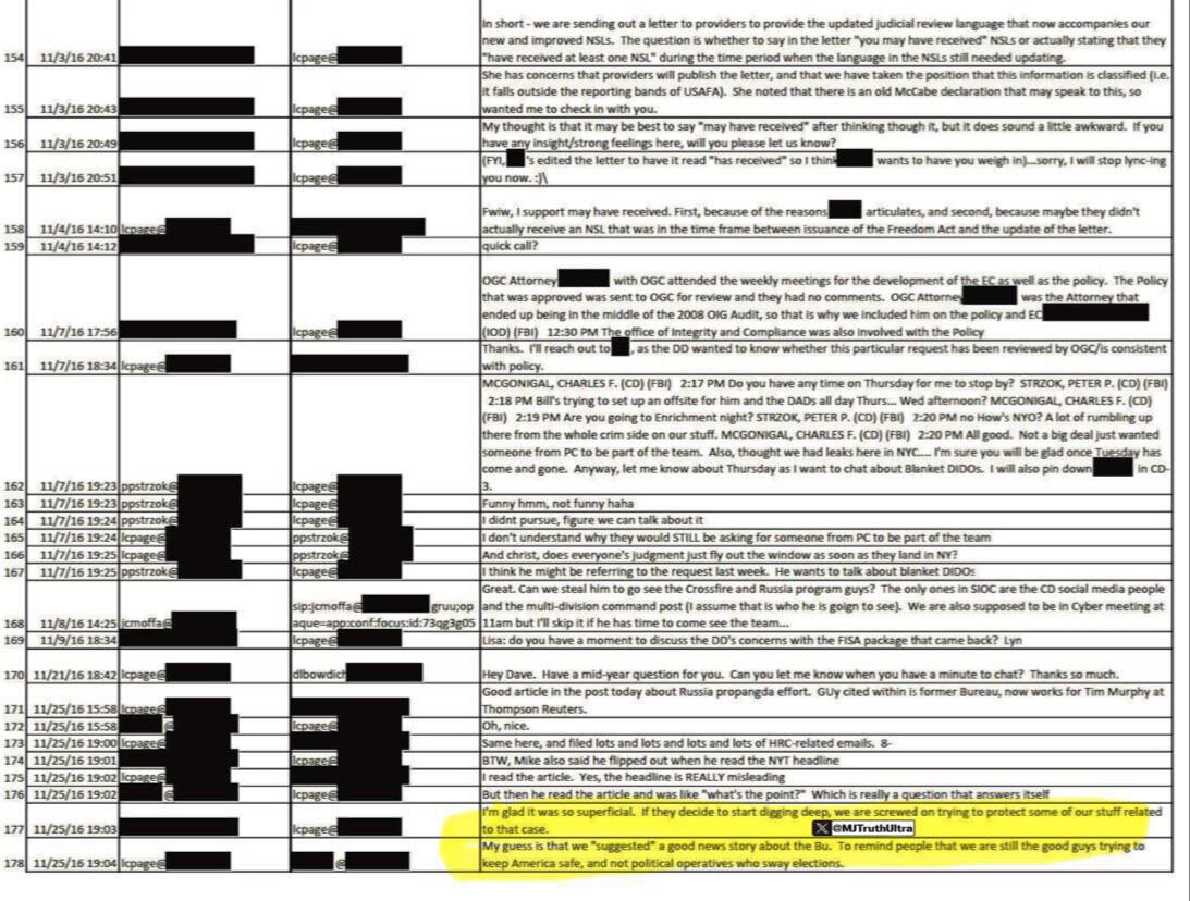 🚨【震惊内幕曝光】难怪科米想暗杀川普！😱

最新解密的“交叉火力行动”文件揭示：在FBI前局长詹姆斯·科米任内，FBI律师丽莎·佩奇曾私下承认👇
🗣️ “如果他们开始深挖，我们就完了。”

�...
