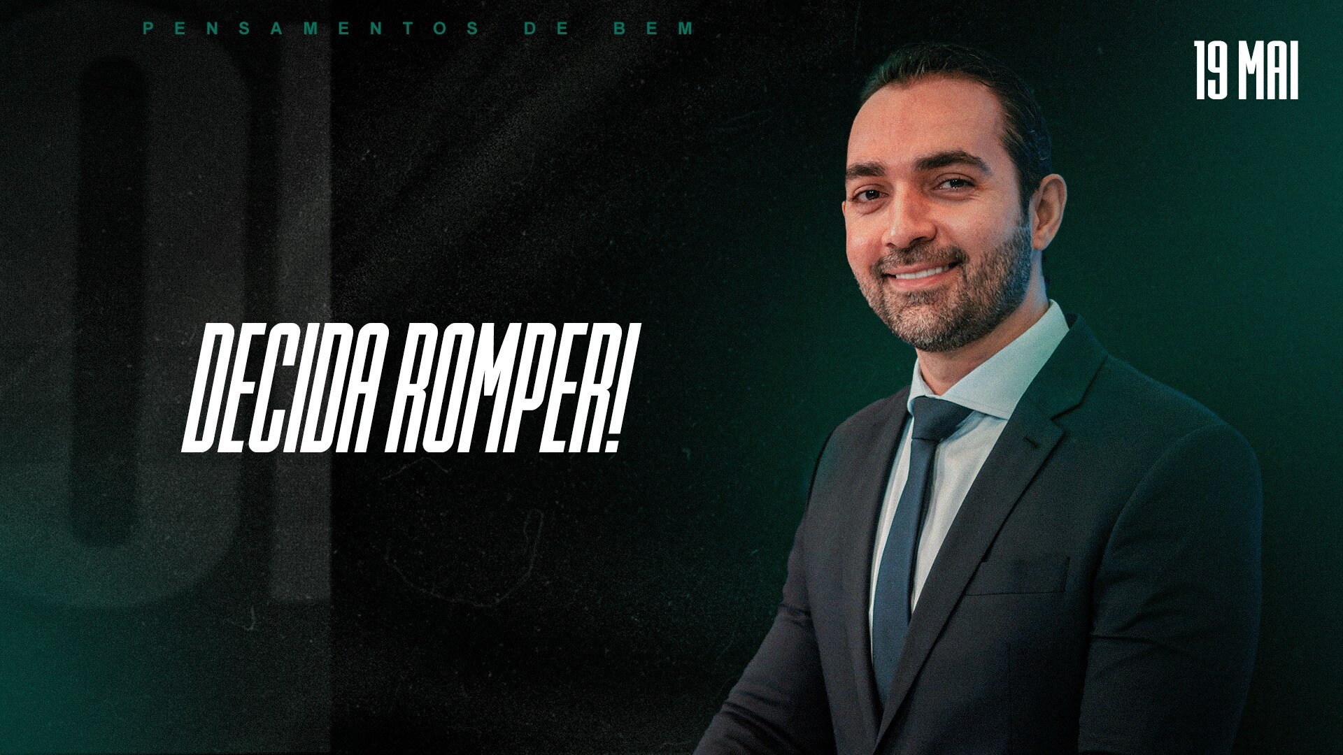 Decida romper! | Pensamentos de Bem

19 DE MAIO DE 2025

https://youtu.be/rFkH3htJrHY
